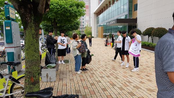 &apos;청년농부 대한고구마협회(텃밭동아리)&apos; 지역 나눔 활동